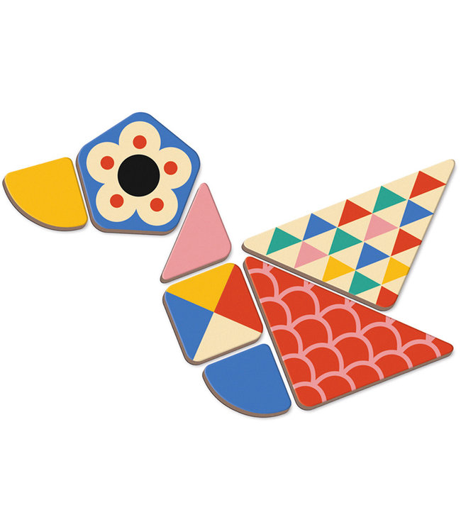 Janod | Magnetibook | Mozaiek Moduloform | 3 tot 8 jaar