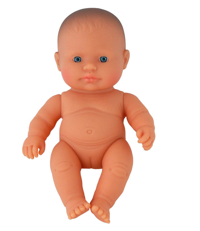 Miniland | Babypop | Waterdicht | Meisje met blauwe ogen | 21 cm | +10 mnd