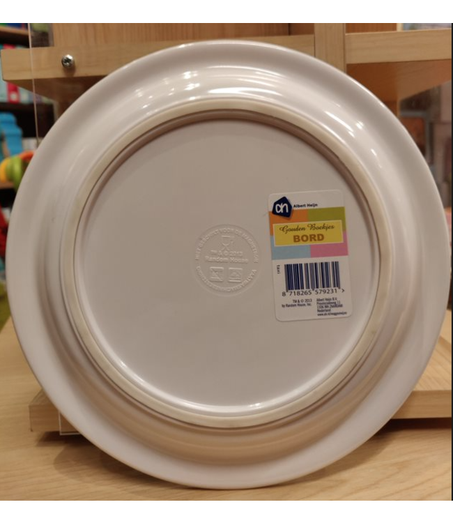 Albert Heijn | Gouden Boekjes | Bord | de Gele Taxi | 21,5 cm