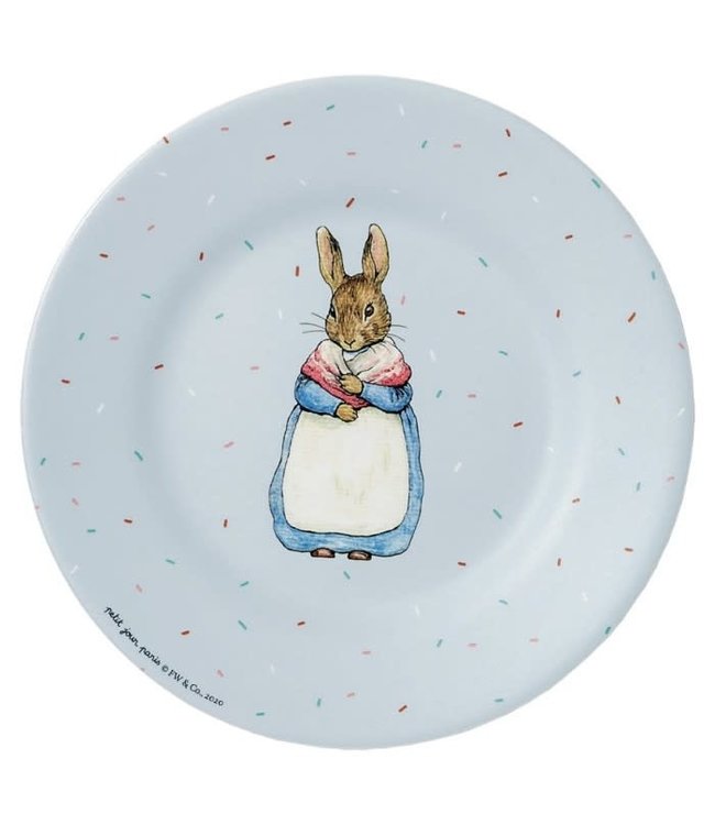 Petit Jour | Bord | 20 cm | Peter Rabbit | Grijs