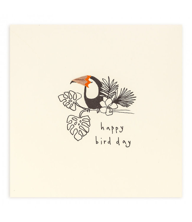 Pencil Shavings Cards by Ruth Jackson | Happy Bird Day | Toucan