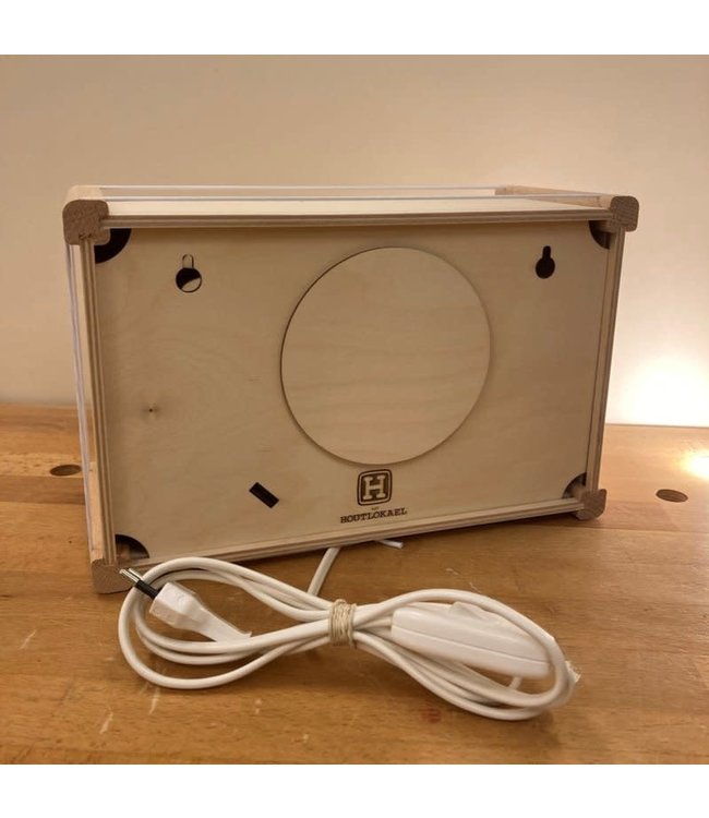 Houtlokael Nachtlampje met Eigen Naam | Thema Lamp Deluxe