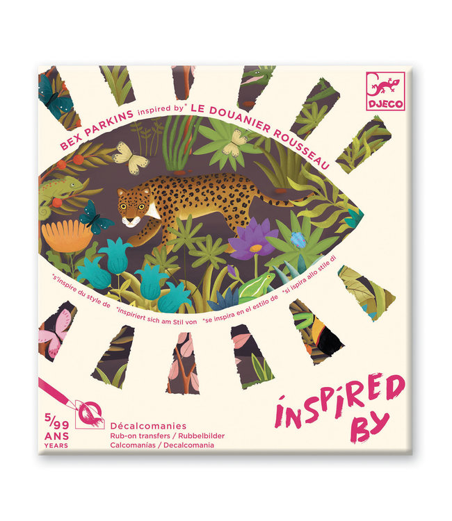 Djeco | Create with Stickers | Inspired by | Douanier Rousseau | 5 - 99 jaar