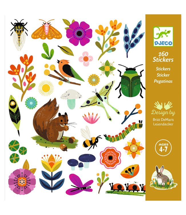 Djeco | Stickers | Garden | 160 stuks | 4+