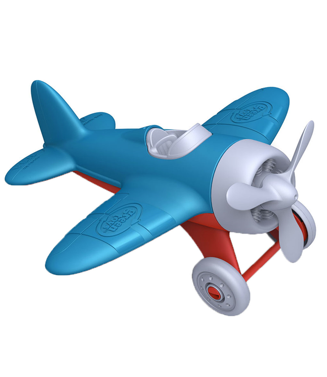 Green Toys | Vliegtuig | Blauw | 23 cm | 1+