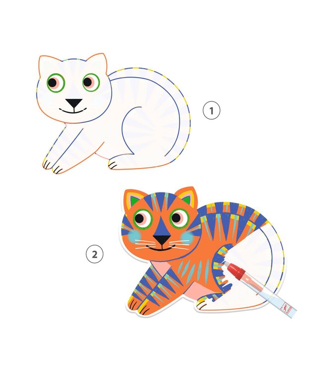 Djeco | Kleuren met Water | Animalo-Ma | +18 mnd