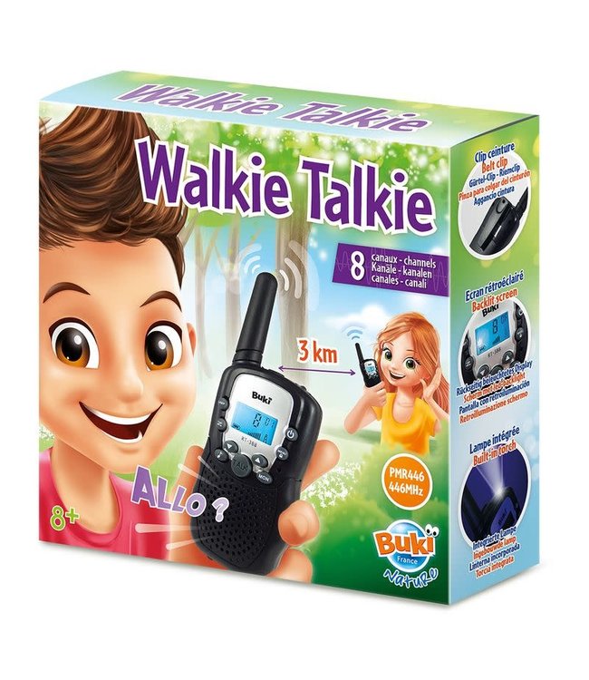 Buki | Walkie Talkie | 8 kanalen | 3 km bereik | 8+