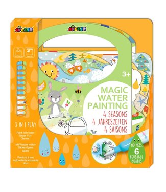 Avenir Avenir  | Magic Water Painting | Four Seasons | inclusief 110 Afneembare Stickers | 3+