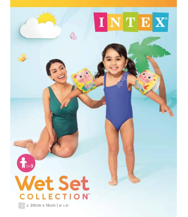 Intex | Zwemarmbandjes | Happy Kitten | 20 x 15 cm | 6 - 36 maanden