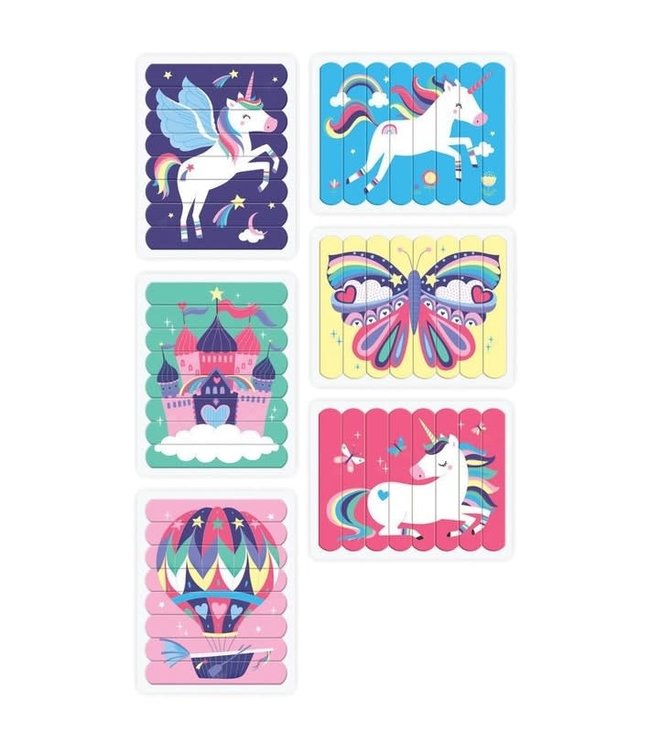 Mudpuppy | Puzzle Sticks | Unicorn Magic | 24 delig | 3+