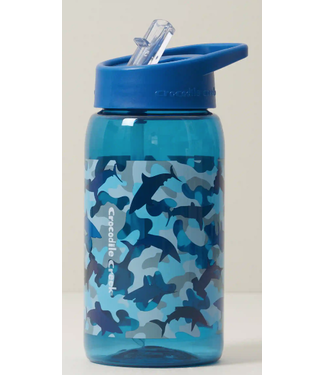 Crocodile Creek Crocodile Creek | Tritan Drinking Bottle | Camo Shark