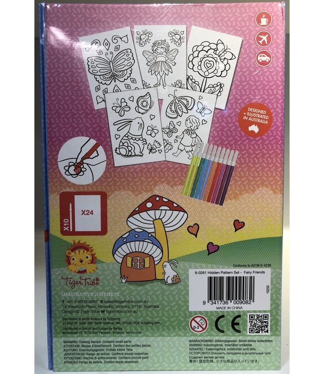 Tiger Tribe | Hidden Pattern Set | Fairy Friends | 3+