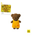 Just Dutch Gehaakte Knuffel | Boris | Sunflower  Overall | 20 cm | 100 % Cotton | 0+