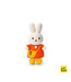 Just Dutch Gehaakte Knuffel | Miffy/Nijntje | Orange Dress | Tulip Bag & Shoes | 25 cm | 100 % Cotton | 0+
