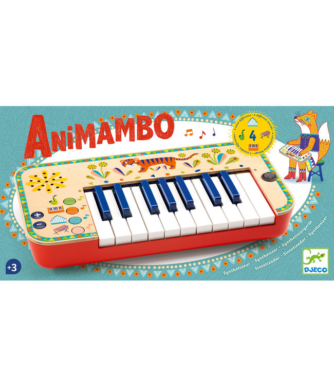 Djeco | Animambo | Wooden Synthesizer | 3+