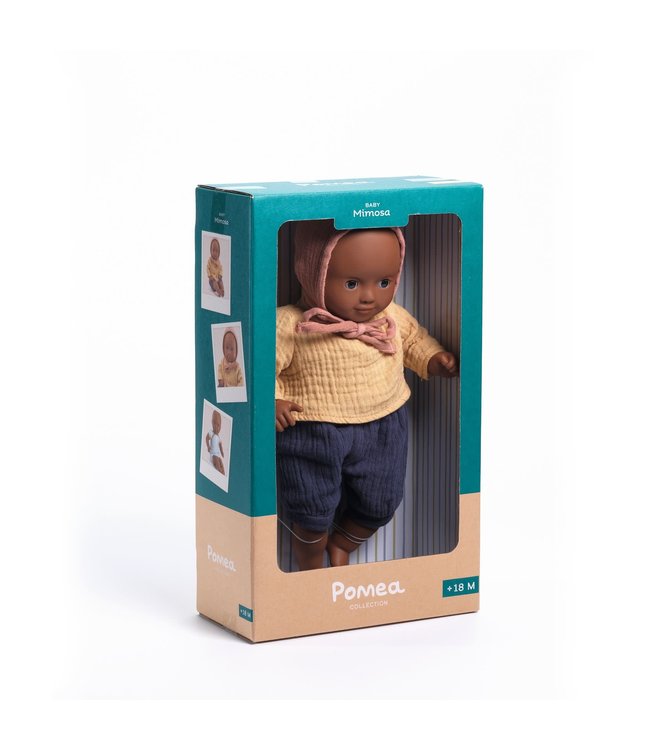 Djeco | Pomea Poppen Collectie | Baby Mimosa | 32 cm |+18 mnd