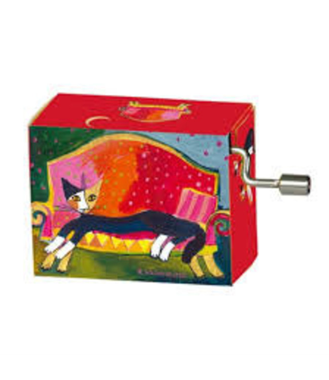 Fridolin | Rosina Wachtmeister | Cat on Sofa | Muziekmechaniek | Kleine Nachtmusik