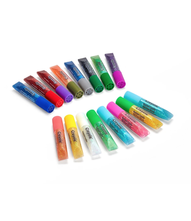 Crayola | Glitterlijmtubes | 16 kleuren | 5+