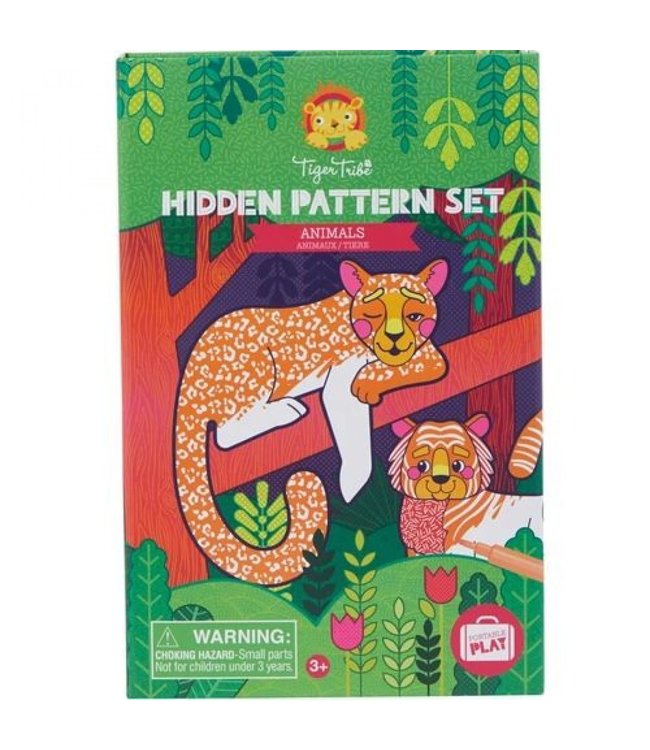 Tiger Tribe | Hidden Pattern Set | Animals | 3+