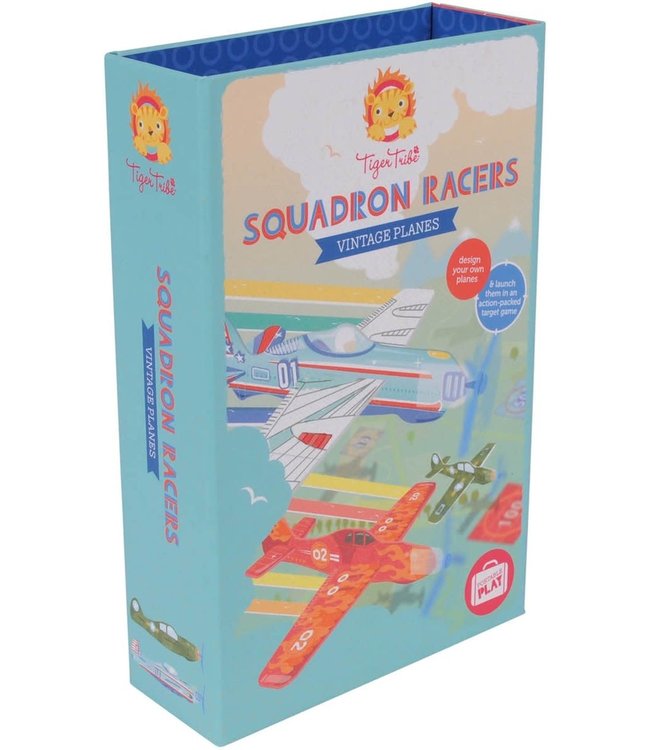 Tiger Tribe | Portable Play | Squadron Racers | Vintage Planes | 5+