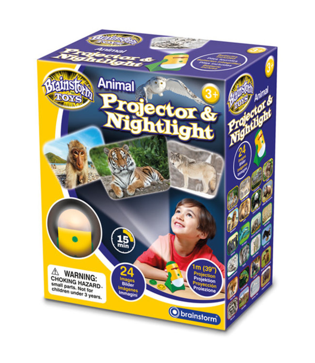 Brainstorm Toys | Projector and Nightlight | Animals | 3+