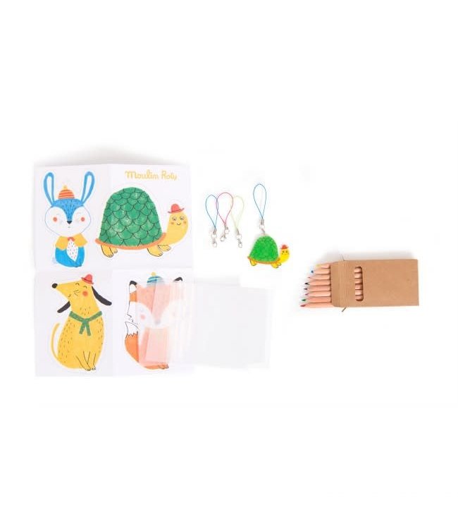 Moulin Roty | Les Petites Merveilles | Shrink Plastic Kit | 6+