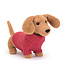 Jellycat Jellycat | Sweater Sausage Dog | Pink | 14 cm | 0+