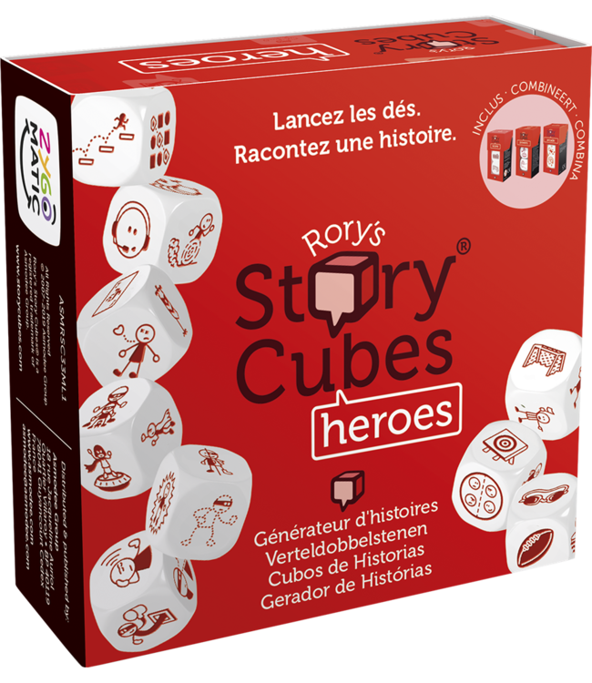 Rory's Story Cubes | Verteldobbelstenen | Heroes | 6+