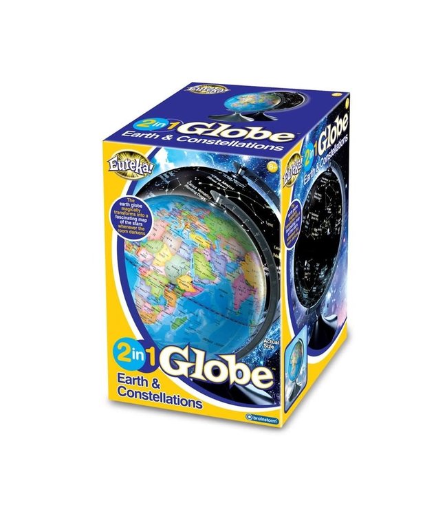 Brainstorm Toys | Globe | Earth and Constellation | 2 in 1 | inclusief Batterijen | 8+