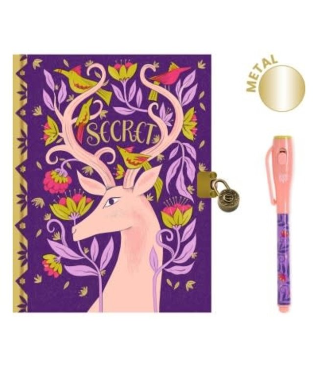 Djeco | Dagboek met Geheimschriftpen | 19,5 cm | Melissa | 8+