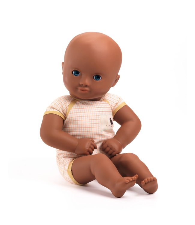 Djeco | Pomea Poppen Collectie | Baby Yellow | 32 cm | +18 mnd