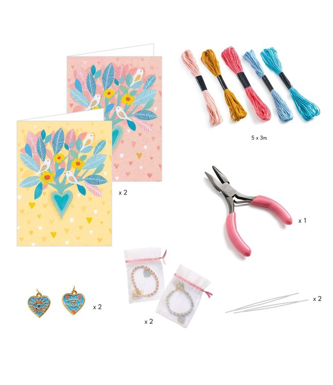 Djeco | Sieraden maken | Friendship and Hearts | 10+