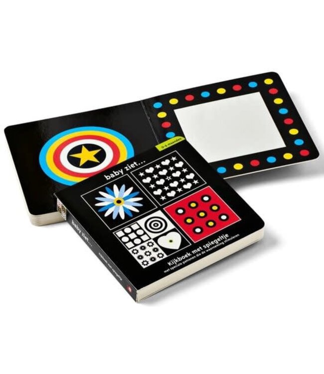 Baby ziet | Kijkboek met spiegeltje | 0-6 maanden