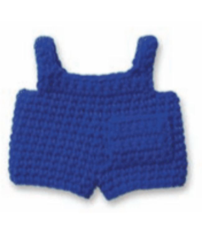 Gehaakte Knuffel | Miffy/Nijntje | Clothing | Blue Overall | 25 cm | 100 % Cotton | 0+