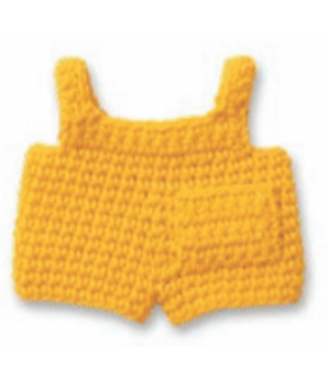 Gehaakte Knuffel | Miffy/Nijntje | Clothing | Yellow Overall | 25 cm | 100 % Cotton | 0+