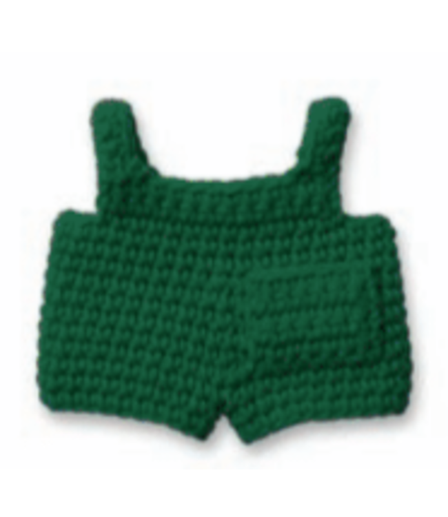 Gehaakte Knuffel | Miffy/Nijntje | Clothing | Green Overall | 25 cm | 100 % Cotton | 0+