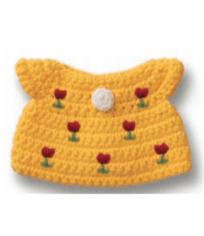 Gehaakte Knuffel | Miffy/Nijntje | Clothing | Yellow Tulip Dress | 25 cm | 100 % Cotton | 0+