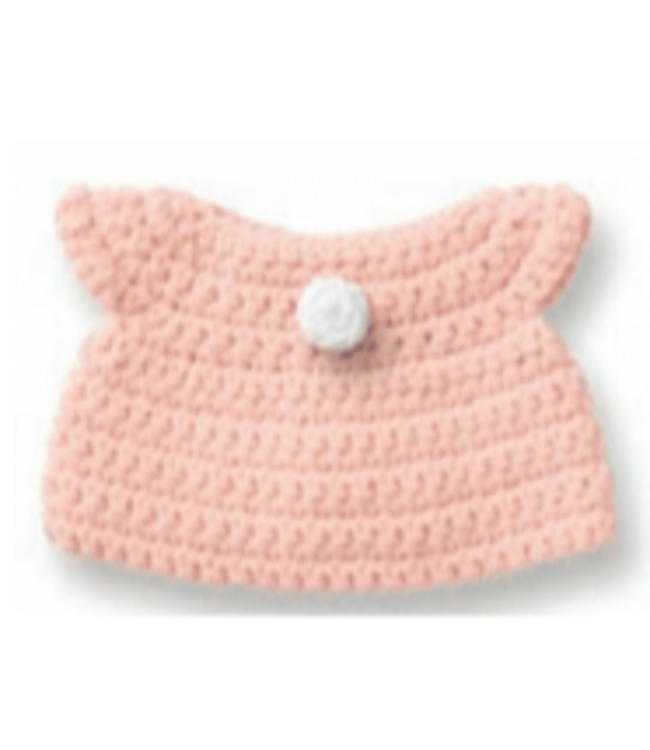 Gehaakte Knuffel | Miffy/Nijntje | Clothing | Pink Dress | 25 cm | 100 % Cotton | 0+