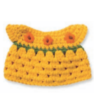 Just Dutch Gehaakte Knuffel | Miffy/Nijntje | Clothing | Sunflower Dress 2 | 25 cm | 100 % Cotton | 0+