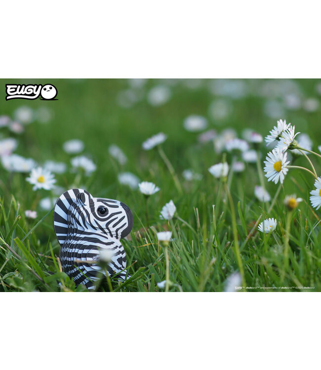 Eugy | 3D Cardboard Model Kit | Wild Life | Zebra | 6+