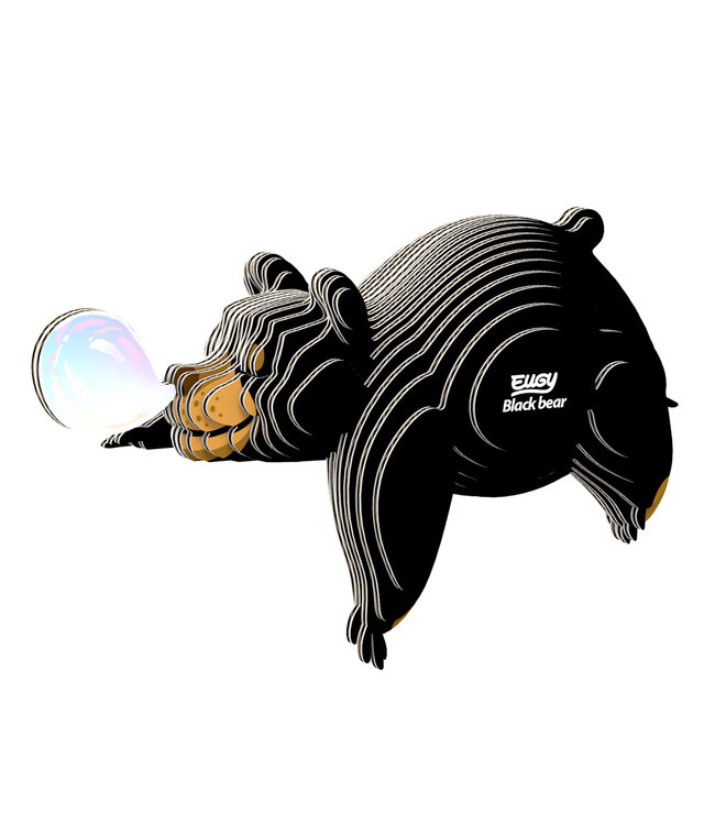 Eugy | 3D Cardboard Model Kit | Wild Life | Zwarte Beer | 6+