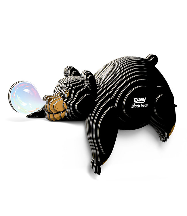 Eugy | 3D Cardboard Model Kit | Wild Life | Zwarte Beer | 6+