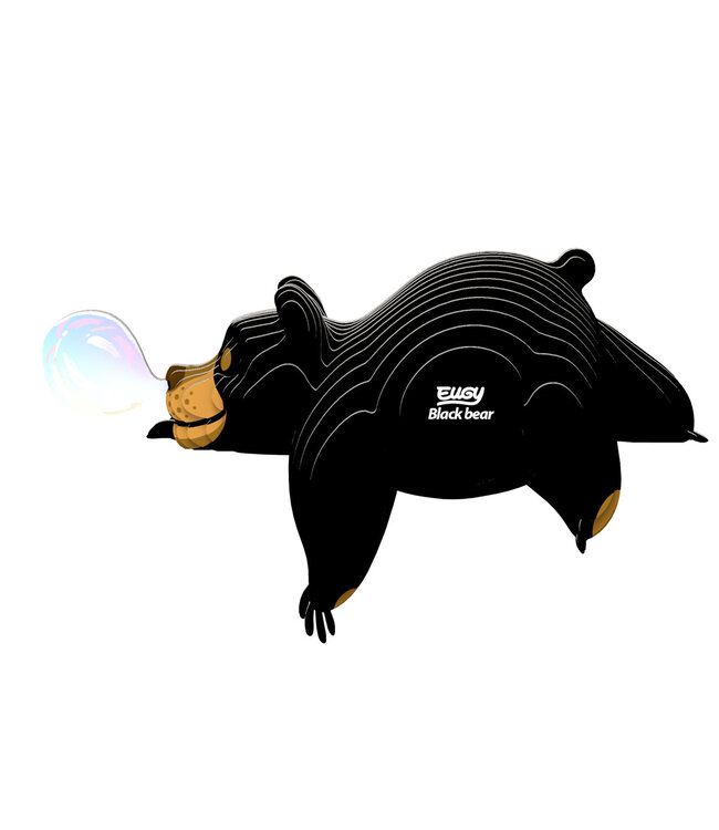 Eugy | 3D Cardboard Model Kit | Wild Life | Zwarte Beer | 6+