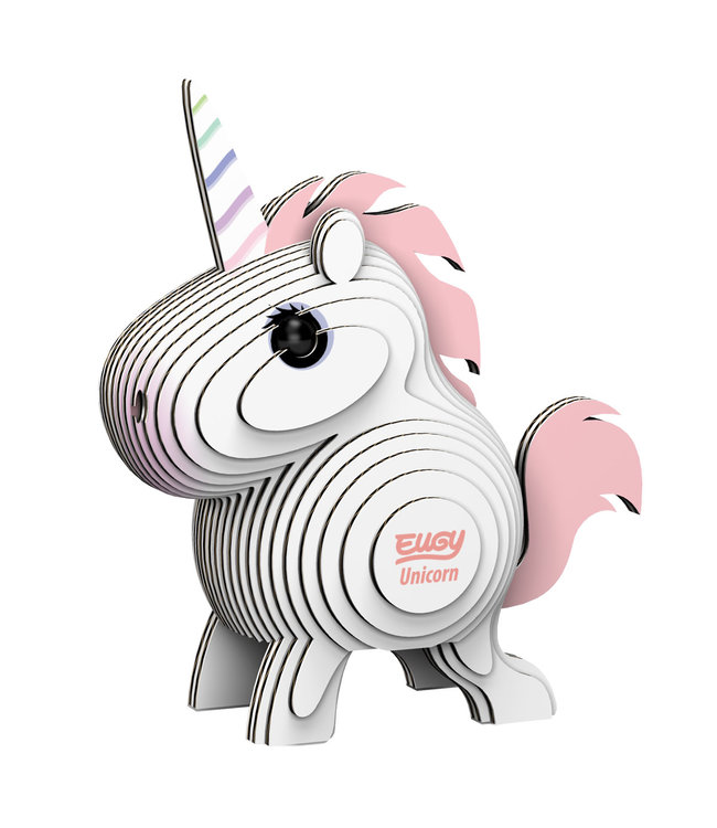 Eugy | 3D Cardboard Model Kit | Fantasy | Eenhoorn | 6+