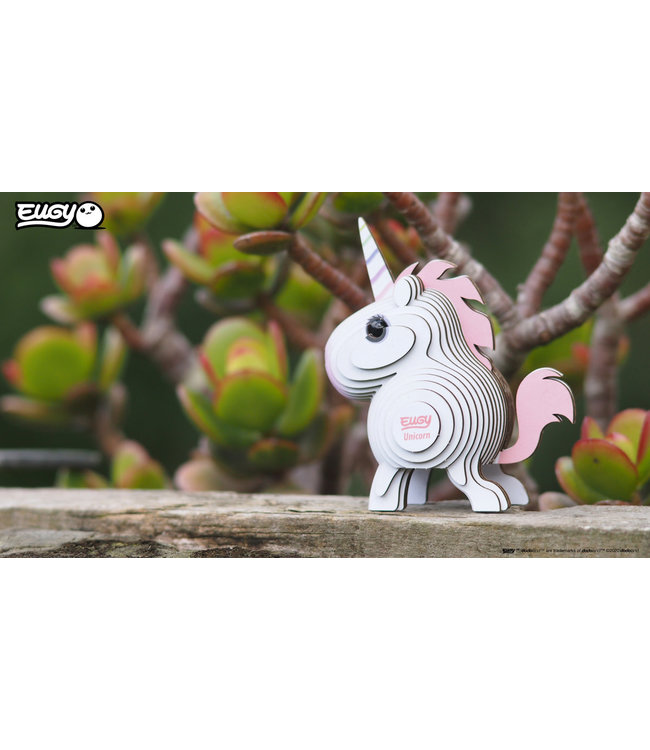 Eugy | 3D Cardboard Model Kit | Fantasy | Eenhoorn | 6+