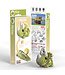 Eugy Eugy | 3D Cardboard Model Kit | Prehistoric Life | Triceratops | 6+