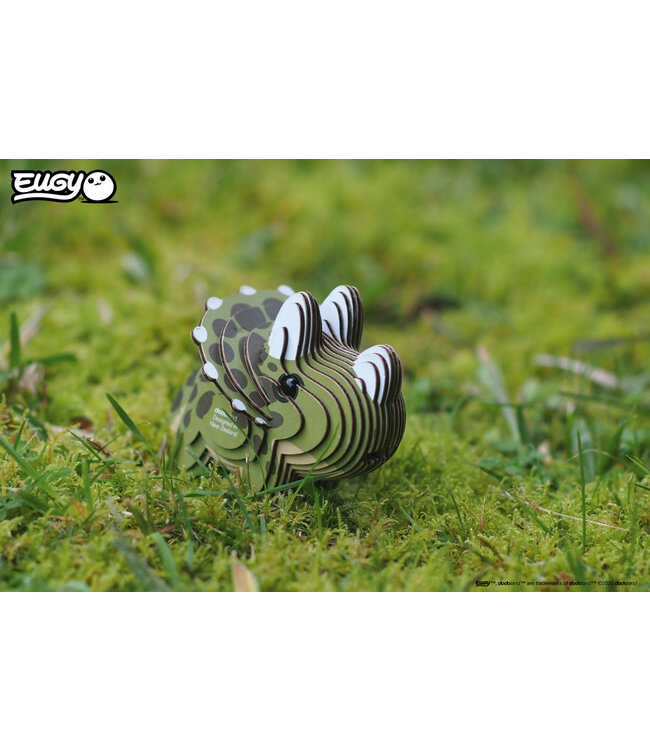 Eugy | 3D Cardboard Model Kit | Prehistoric Life | Triceratops | 6+
