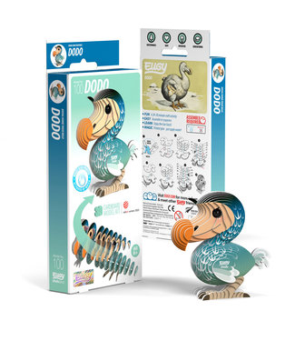 Eugy Eugy | 3D Cardboard Model Kit | Bird Life | Dodo | 6+