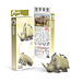 Eugy Eugy | 3D Cardboard Model Kit | Wild Life | Neushoorn | 6+