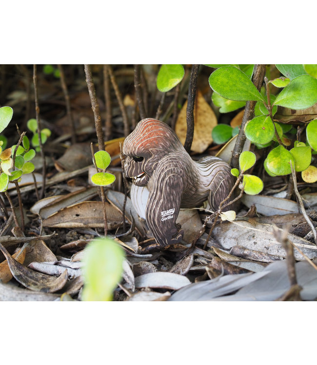 Eugy | 3D Cardboard Model Kit | Wild Life | Gorilla | 6+